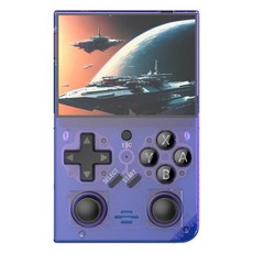R35 Plus 레트로 비디오 게임 콘솔 리눅스 시스템 3.5 인치 IPS 스크린 휴대용 포켓 비디오 플레이어 64GB