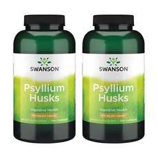 스완슨 차전자피 실리엄 허스크 610mg 식이섬유 섬유질 소화 영양제 300캡슐 2개 SWANSON Psyllium Husk Digestive Weight Colon Fiber