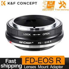 호환 캐논 호환 FD FL 렌즈-캐논 호환 EOS R 카메라 바디 렌즈 마운트 어댑터, 01 FD-EOS R, 1개