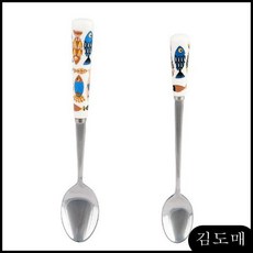 KDM 블루피쉬 라인 티스푼(소) 티스푼 티포크 세트 로얄알버트 심플 티스푼 그림스푼