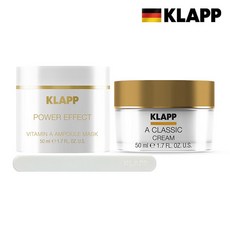 [클랍] [KLAPP] 비타민A 앰플마스크 + 비타민A 크림(유통기한 24.07까지), 상세 설명 참조