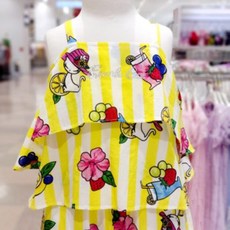 프랜치캣포도나염블라우스