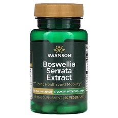 보스웰리아 세래타 익스트랙트 125 mg 60 베지캡슐, 1개, 60정