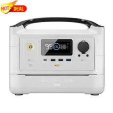 EF 에코플로우 리버 맥스 플러스 휴대용 파워 Station 720Wh 태양광 Generator 아웃도어