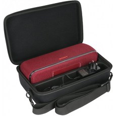 Sony SRS-XB41 휴대용 무선 블루투스 스피커 용 Khanka 하드 여행용 케이스 교체 빨간색 (SRSXB41 / B) (검정), 단일옵션, 단일옵션