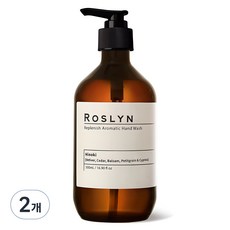 로즐린 아로마틱 핸드워시 히노키, 500ml, 2개 2개, 500ml