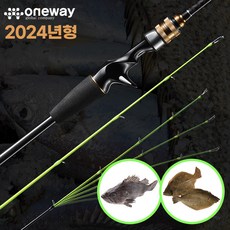 ONEWAY 3IN1 선상낚시대 끝판왕 돌문어 광어 우럭 한치 갑오징어 쭈꾸미 낚시대 2023신형, OW-2023 A 초릿대(형광)