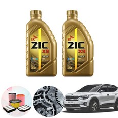 셀토스 1.6(디젤) X9 LS 5W30 엔진오일 필터세트 KPT-127, 5w30(가솔린 디젤 공용) 5통+정품필터 set, 0