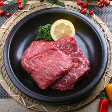 정읍산외한우마을 1등급 한우 구이 꽃등심 채끝 안심 갈비살 부채살 육회 불고기 산적, 1개, 06_양지국거리 400g