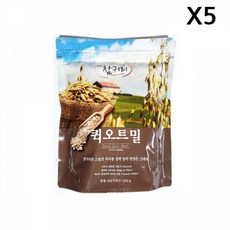 FK 퀵오트밀(네츄어스 500g)X5 밀가루 / 베이킹 / 이스트 / 빵만들기 / 중력밀가루 / 빵밀가루 / 빵 / 우리밀가루 / 박력밀가루 / 호밀가루, 단일상품