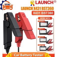자동차 스캐너 런치 LAUNCH BST-360 배터리 테스트 클립 분석기 X431 V /PRO3S /PAD용 멀티링 전압 테스터 BST360 6V 12V 2000CCA, 1개
