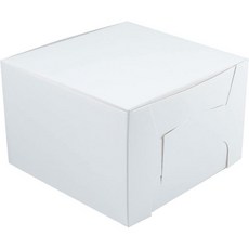 14x14x6 화이트 케이크 상자 프리미엄 베이커리 원피스 도넛 쿠키 머핀 포장 및 판매에 적합 12팩, 14x14x6 화이트 케이크 상자 프리미엄 베이커리 원