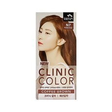 꽃을든남자 크리닉 칼라 염색약, N7커피브라운(멋내기용), 3개