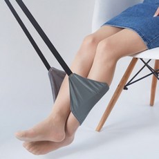 비행기 발해먹 사무실 기내용 발받침 이코노미클래스증후군 풋레스트, 블랙