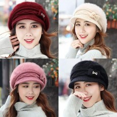 앙고라털챙모자