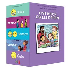 [그래픽노블] Raina Telgemeier Collection Box Set (Smile Drama Sisters Ghosts Guts)