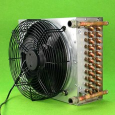 열교환기 수냉식 공냉식 팬 콘덴서 냉장고 냉장 냉각, 모델 C 1.5P 콘덴서 + 팬 220v