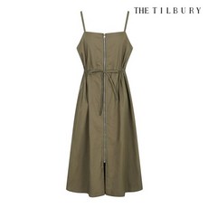 더틸버리 스트링 슬리브리스 집업 원피스 TP6P0OP50W