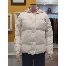 BCBG 니트후드 탈부착 구스다운 B4A1F801