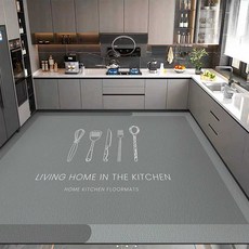 pvc 사계절 미끄럼방지 주방매트특대형 주방 바닥 대형 싱크대, 1개, 3. 50x80cm 요리왕-C