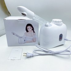 화이트태닝기계 셀프태닝 황금 쌀 것과 차가운 듀얼 스프레이 페이셜 스티머 나노 수분 공급 미용 기기 어 허브 핫 기계 미백 및 해독 가구, [04] KD33C 열분사 백색(약품포장 배치 가능), 1개