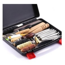 전문 DIY 가죽 공예 수공구 세트 페라멘타스 diy 28 피스 48 피스 59 피스, 28PCS, 1개