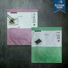 자연산 서산 생감태 구운감태 1봉(7매/8매) 홈마카세 감태김, 생감태 8매 18g, 18g, 1개
