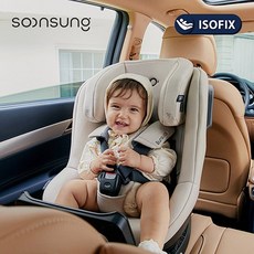 순성 핀 뉴블랙 회전형 카시트 (ISOFIX)