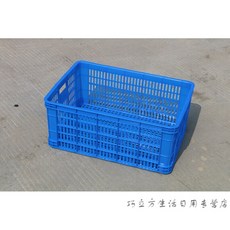 others 두 꺼 운 포도 빵 소쿠리 채소 과일 계란 구멍 가재 수납 함 회전 바구니 플라스틱 250 600 * 420 260 파란색, 상세페이지 참조