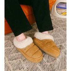 UGG 어그 23FW 여성 양모 쉬어링 슬립온 타즐리타 (1663303511) 카멜