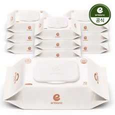 앙블랑 아기물티슈 네오 화이트 캡형 72매X10팩 O-WC10, 단품, 10개