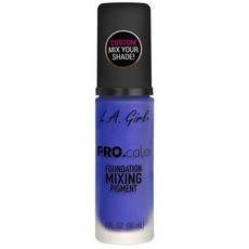 L.A. Girl Pro 매트 믹싱 안료 블루 29.6ml(1액량 온스), L.A. Girl Pro 매트 믹싱 안료, 블루, 29, 1개