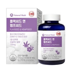 네츄럴메이드 플랙씨드 앤 햄프씨드 No119e, 1개, 180g