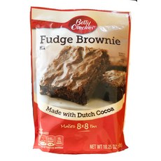 Betty Crocker Fudge Brownie Mix (30.75 oz. Total) (3 Pack) 베티 크로커 퍼지 브라우니 믹스(총 30.75온스)(3팩), 871g, 3개