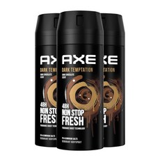  Besuche den AxeStore Axe 바디스프레이 다크 템테이션 데오도란트알루미늄 없음는 48시간 동안 체취를 효과적으로 차단합니다. 3x 150 ml250006 