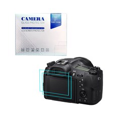 퓨어클리어 소니 DSC RX10 IV RX10M4 RX10MK4 강화유리 액정보호필름 2매, 소니 RX10M4 강화유리필름 2매, 2개
