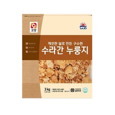 풀빛마을 사조 전통방식 옛날 수라간 누룽지 3kg, 3000kg, 1개
