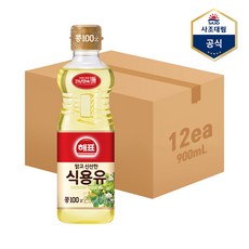 [사조] 해표 콩기름 900ml X 12병 식용유, 10800ml, 1박스