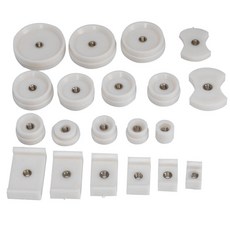 20pcs 시계 케이스 프레스 다이 시계 크리스탈 전면 후면 케이스 커버 나사 프레스 액세서리 시계 수리 도구 키트 시계 제조 업체|수리 도구 & 키트|