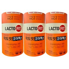 락토핏 생유산균 코어맥스 2g x 60포 x 3개 (리뉴얼) / win, 단품, 선택옵션