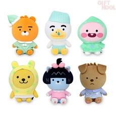 기프트앤돌 정품 카카오 리틀프렌즈 굿나잇 라이언 튜브 어피치 무지 네오 프로도 봉제인형 25cm, 리틀프로도