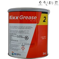 오일마트 GS 킥스 그리스 3KG KIXX GREASE 구리스 골든펄, 1개