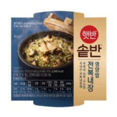 햇반 솥반 전복내장 영양밥, 200g, 6개