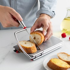 키친툴 눈금 스텐 치즈 슬라이서 햄 커터 아보카도 치즈 스플리터, 1개