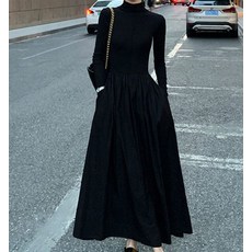 휴드 헵번 이너 레이어 앤 데일리 원피스
