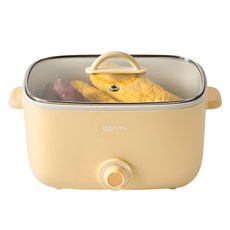 DANMI 方形多功能電鍋2.5L, DA-MEK04 (黃色)