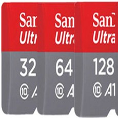 샌디스크 MICRO SD카드 32GB 64GB 128GB 블랙박스 TF 외장 메모리카드 QUA4 QUAB