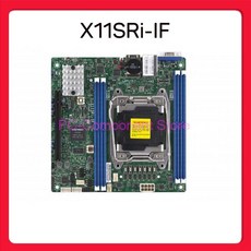 NAS 단방향 서버 마더보드 X11SRi-IF Supermicro MINI-ITX C422 LGA2066