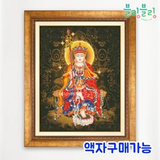 동자승보석십자수