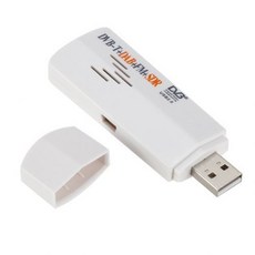 [해외] 1080P USB 무선 전송 자동차 오디오 비디오 캡처 TV 카드 RTL2832U + R820T DVBT 튜너 수신기, Black AS PIC